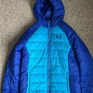 Under Armour Youth Large Blue Quilted Jacket